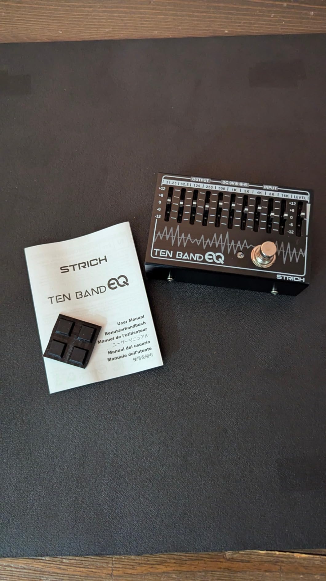 STRICH 10-Band EQ Pedal for Guitar & Bass, ±12dB per Band customer photo 1