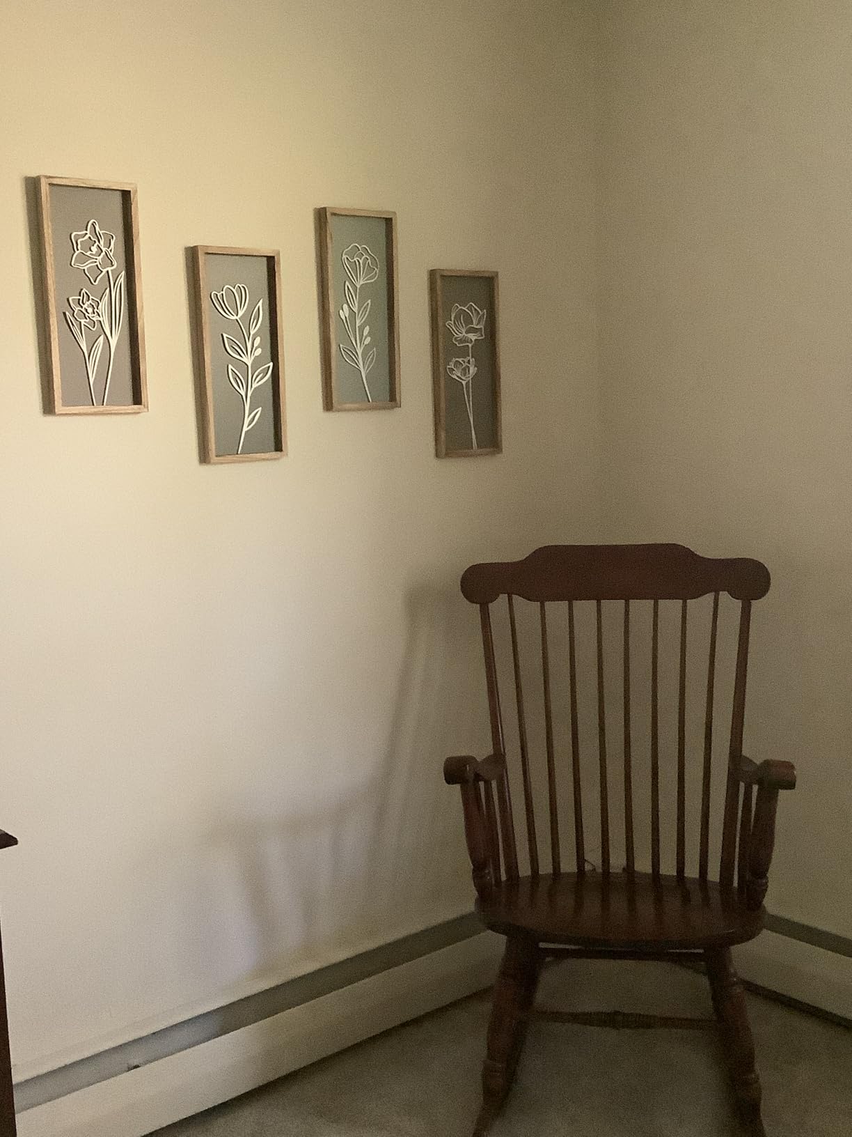 Tide and Tales 3d Framed Wall Art, Set of 4, Floral Boho Wall Decor customer photo 1