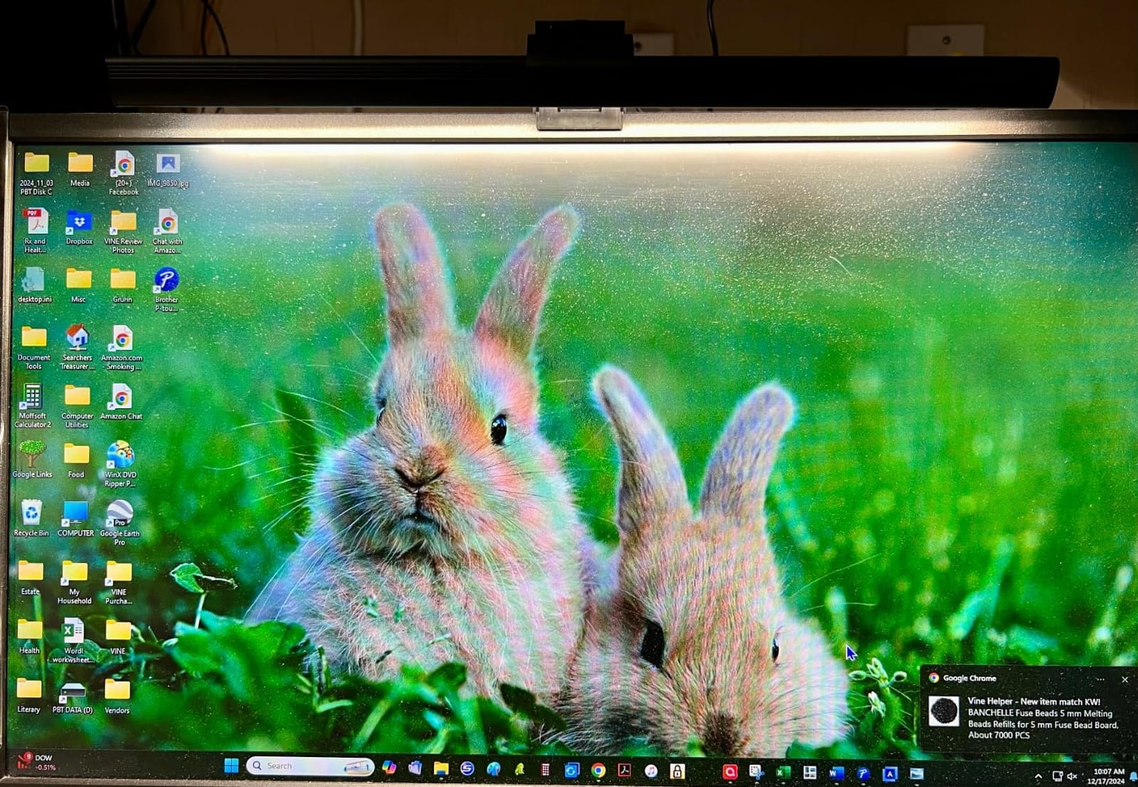 CATPOWER Computer Monitor Light Bar, LED Screen Light customer photo 2