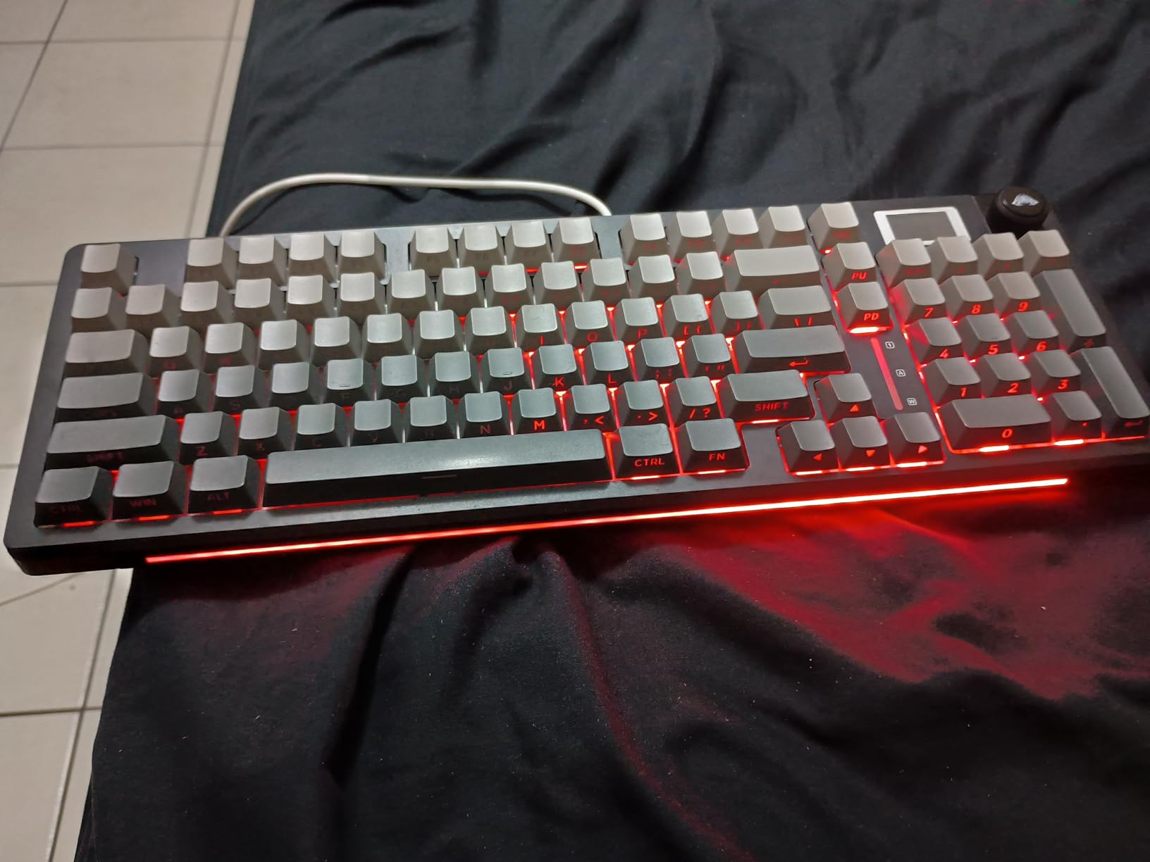 AULA S98 Pro Wireless Mechanical Keyboard with Screen, Knob, 96 Keys | 2.4GHz/USB-C/BT5.0, Hot-Swappable, Linear Switches, Gasket Mount, PBT Keycaps, RGB Backlit Creamy Keyboard for PC/Office customer photo 1