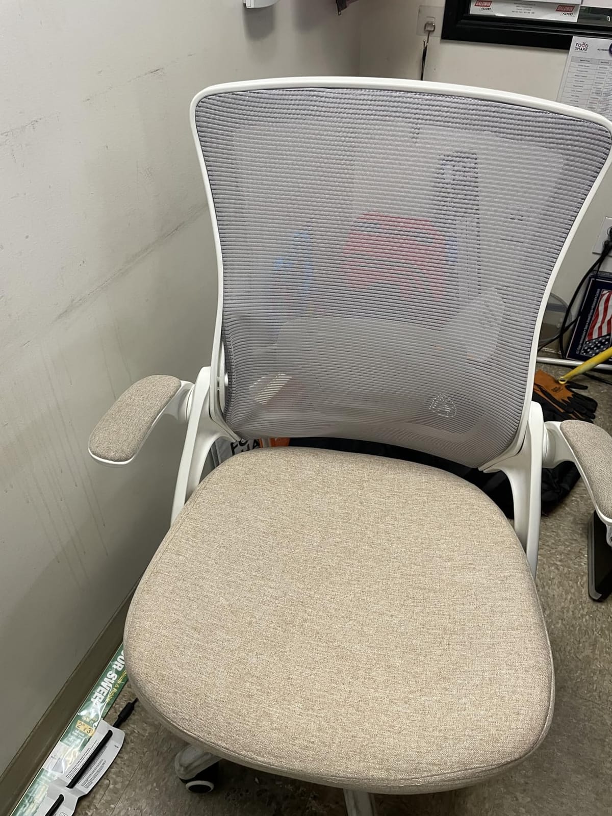 NEO CHAIR Office Desk Chair High Back Mesh Chair Adjustable Lumbar, Black customer photo 1