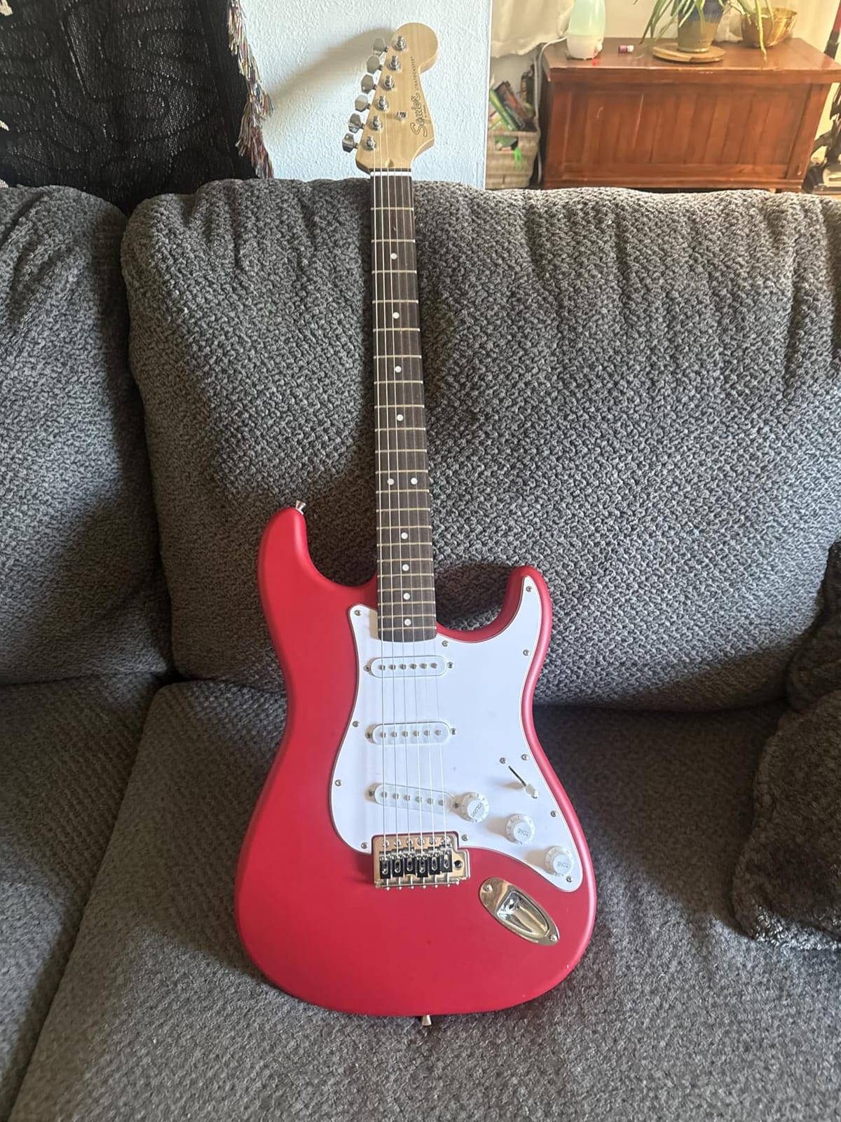 Fender Squier Stratocaster Electric Guitar - Surf Green Bundle with Amplifier, Gig Bag, Cable, Strap, Picks, and Austin Bazaar Instructional Video customer photo 1