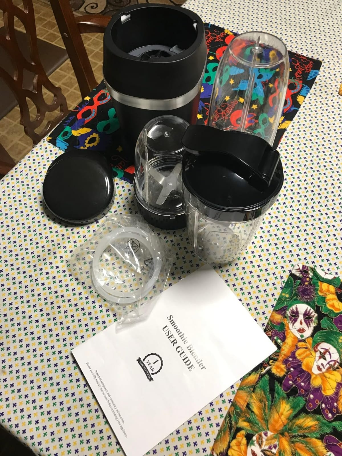 Colarlemo 1200W Smoothie Blender, Personal Kitchen Blender, Ice Crushing customer photo 1