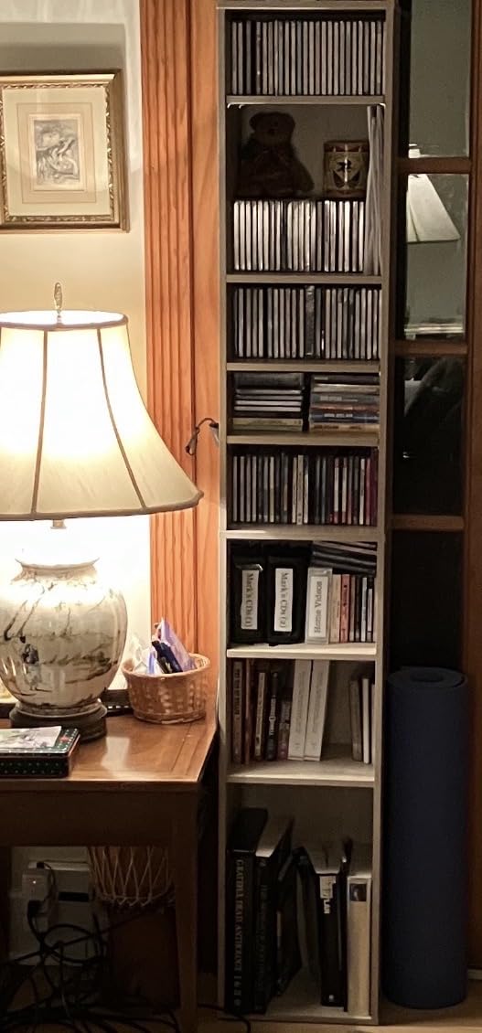 IRONCK Tall Narrow Bookshelf 8 Tiers, Compact Corner Bookcase, Floor Standing Display Storage Shelves 71 in Tall, Easy to Match for Living Room, Office, Study, Bedroom customer photo 2