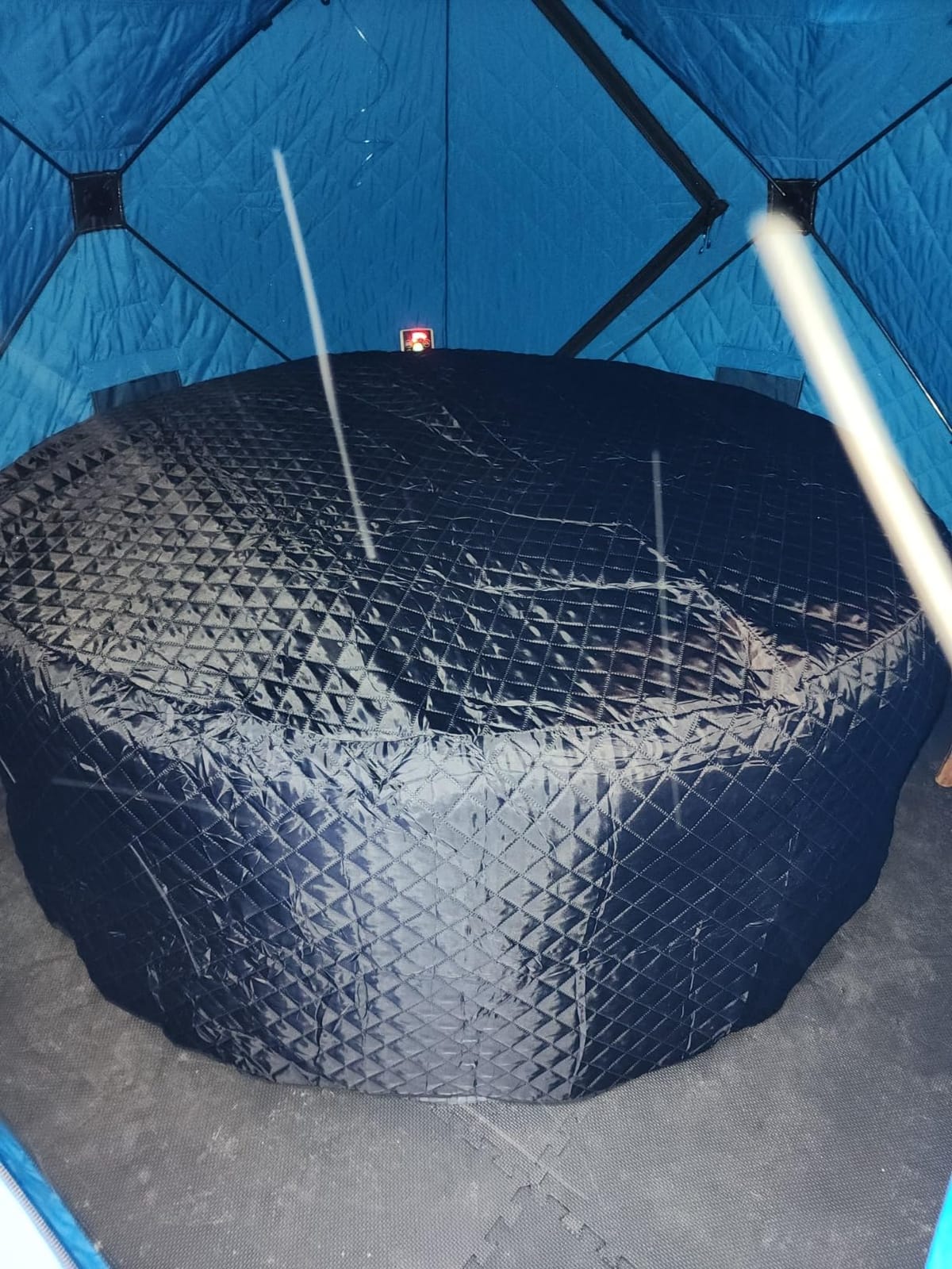 72''x27'' Square Insulated Inflatable Hot Tub Thermal Cover with Zipper customer photo 1