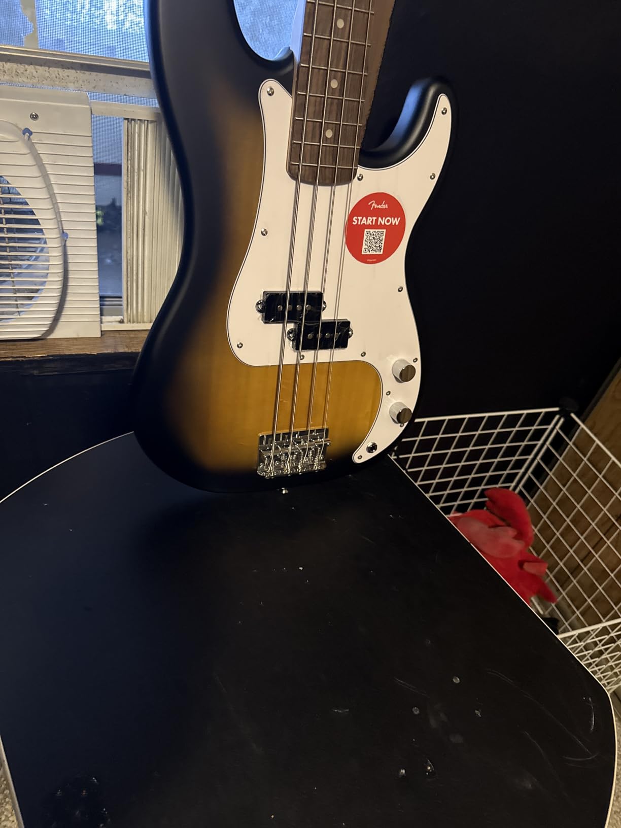 Fender Squier Debut Series Beginner Precision Bass Guitar, Sea Foam Green customer photo 2