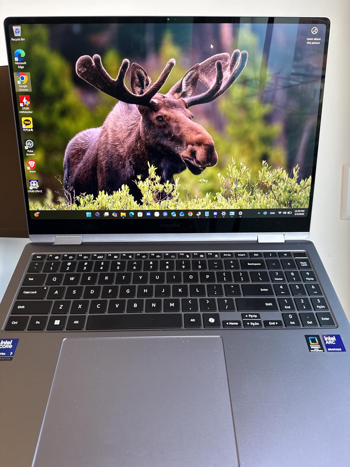 Samsung 16” Galaxy Book5 Pro 360 Copilot+ PC, AI Business Laptop, Windows 11 Pro, Intel Core Ultra 7 Processor 258V, 3K AMOLED Touchscreen, 32GB / 1TB, 120HZ, 2025 Model NP964QHA-KG2US, Gray customer photo 1