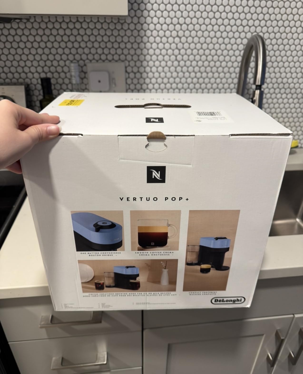 Nespresso Vertuo Pop+ Coffee and Espresso Machine by De'Longhi, Black customer photo 2