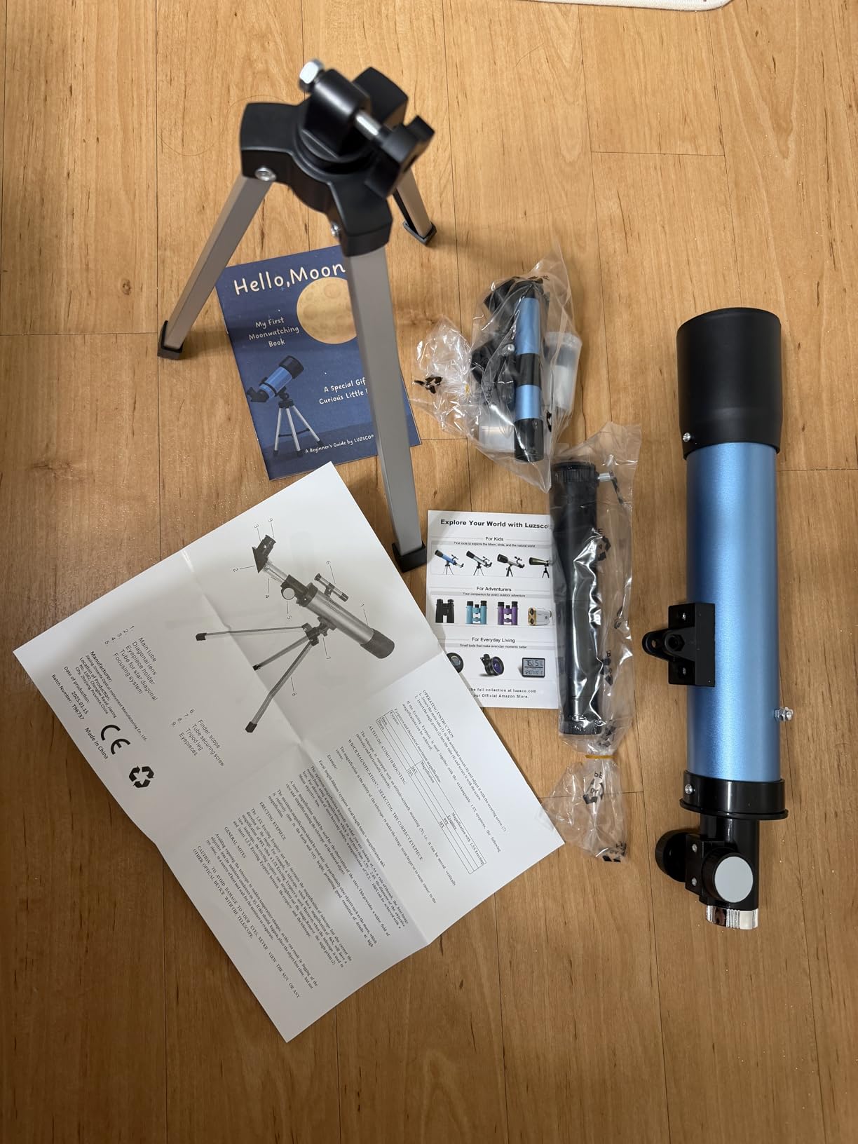 Telescope for Kids, 50mm 100x Beginner Telescope with Tripod customer photo 1
