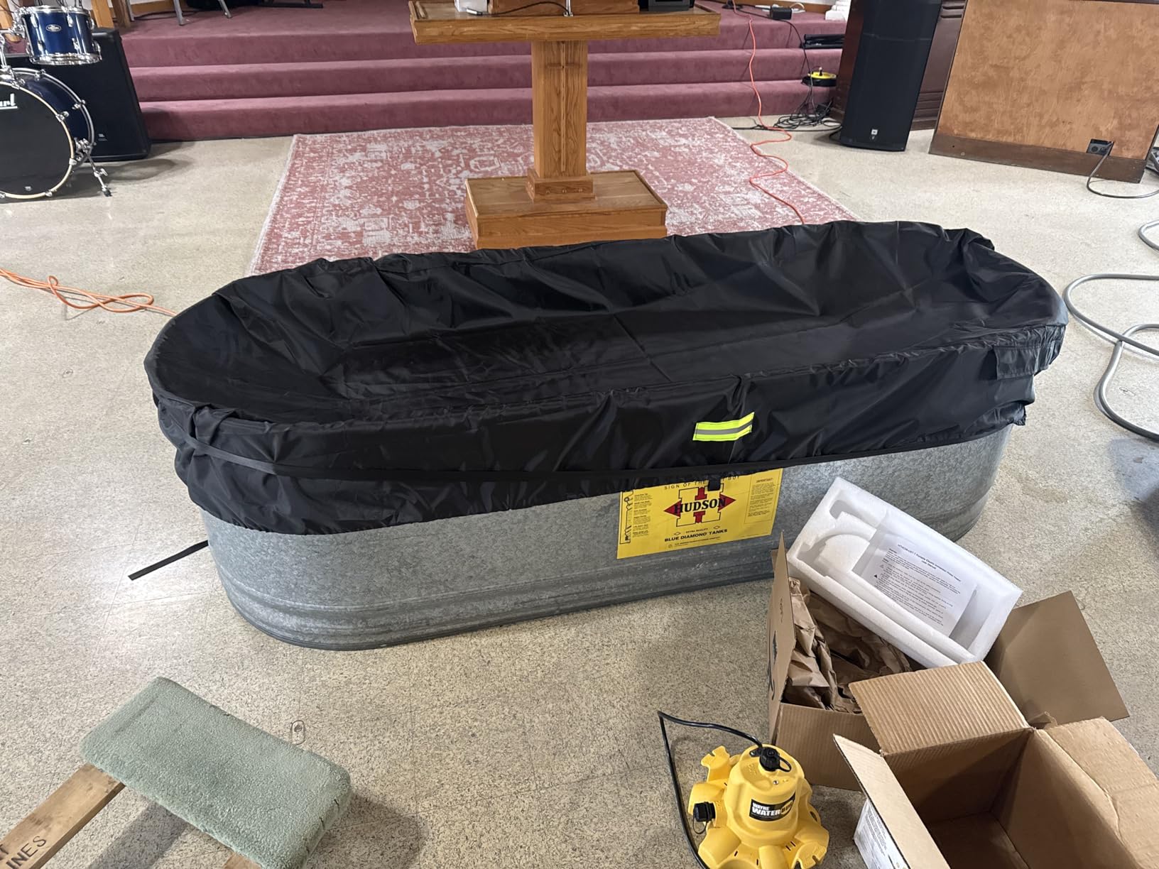 2X 2x6 Foot Oval Stock Tank Cover 6ft Water Trough Covers with Zipper customer photo 1
