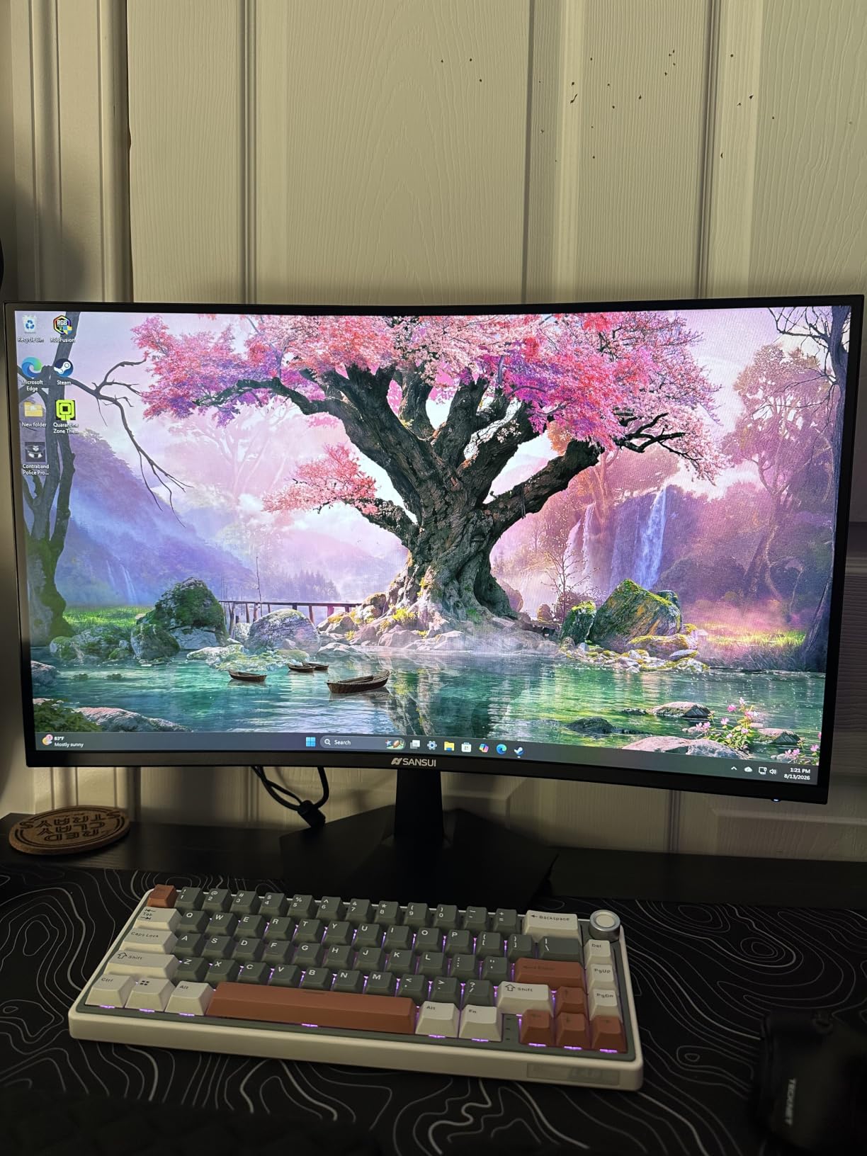 SANSUI Gaming Monitor 27 inch 1440p 200Hz 180Hz Computer Monitor customer photo 1
