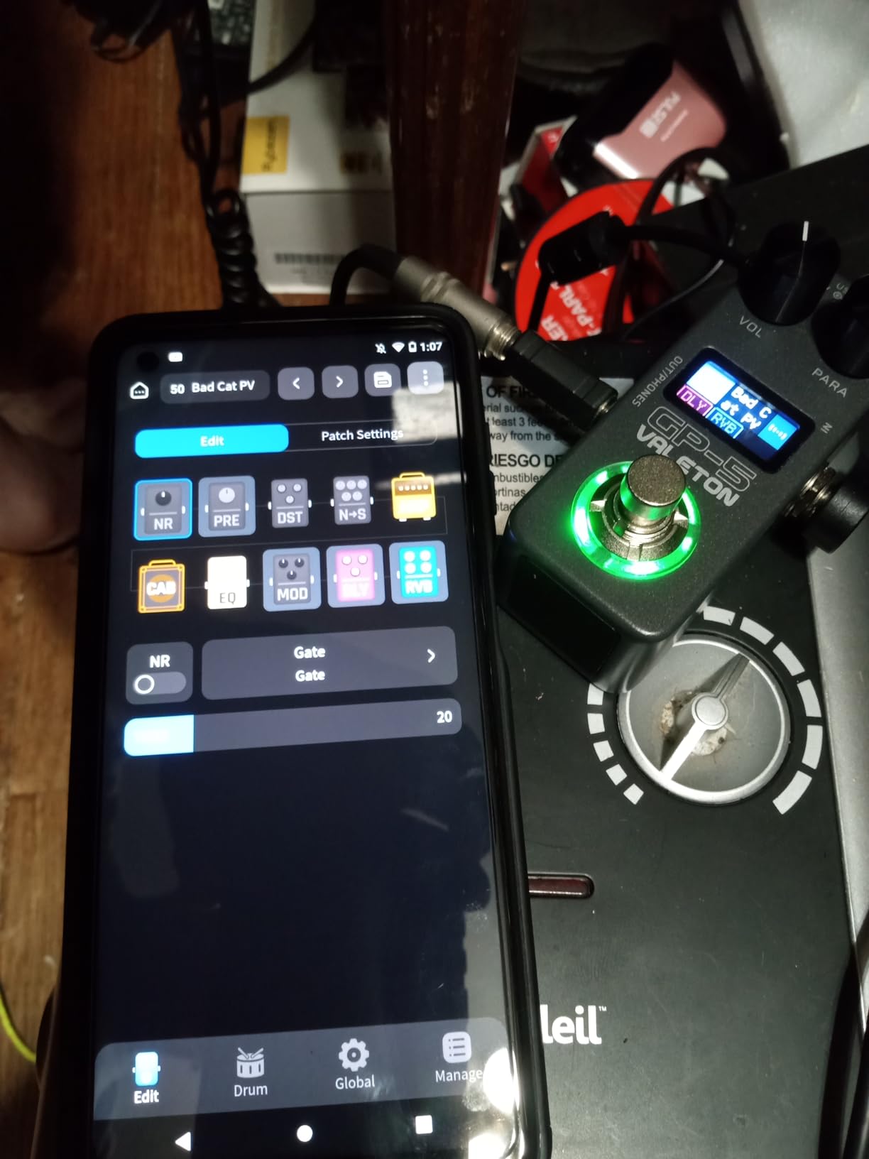 Valeton GP-5 Super Compact Multi-Effects Processor & NAM/IR Loader Pedal(Incl 1PCS Additional TRS Cable By VOLKTONE) customer photo 2