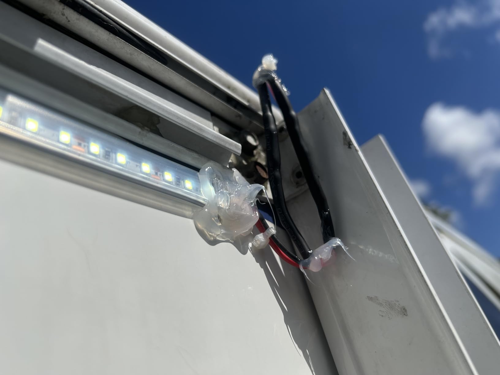 LLTOP RV Awning Lights 12VDC Waterproof LED Strip Daylight White 20FT customer photo 1