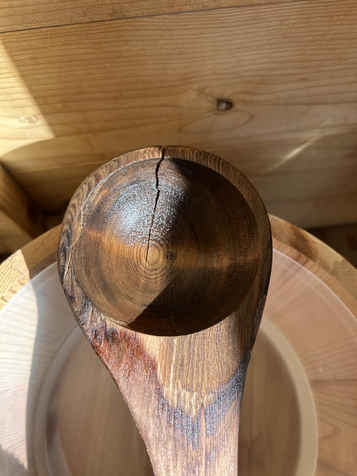 6 Pcs Sauna Accessories Kit, Wooden Sauna Bucket and Ladle Set, Handmade customer photo 2