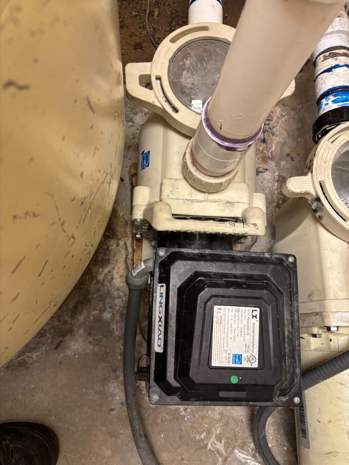 Smart Variable Speed Pool Pump 2 HP, 115/208-230V, In/Above Pool Pump With Smart Life APP Control, Energy Star Certificate, High Flow & Self Priming - (2025 New Upgrade) customer photo 1