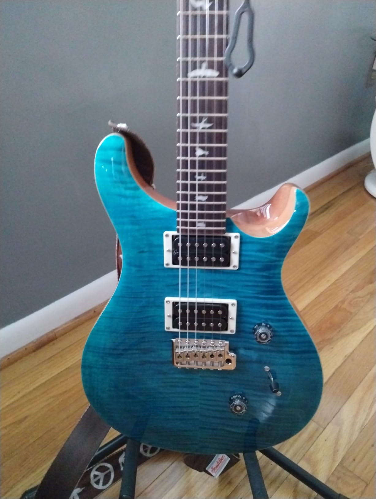 PRS SE Custom 24 Exclusive, Orange Tiger Smokeburst customer photo 2