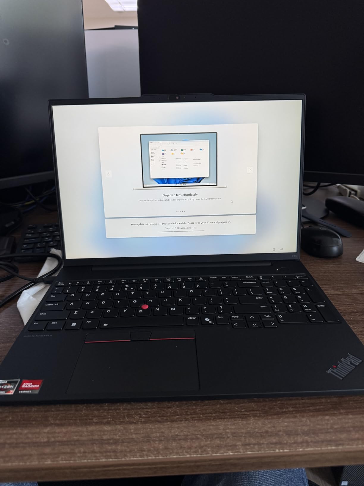 Lenovo ThinkPad E16 16 Ryzen 7 7735HS 16GB DDR5 512GB SSD Type-C Hub Laptop customer photo 1