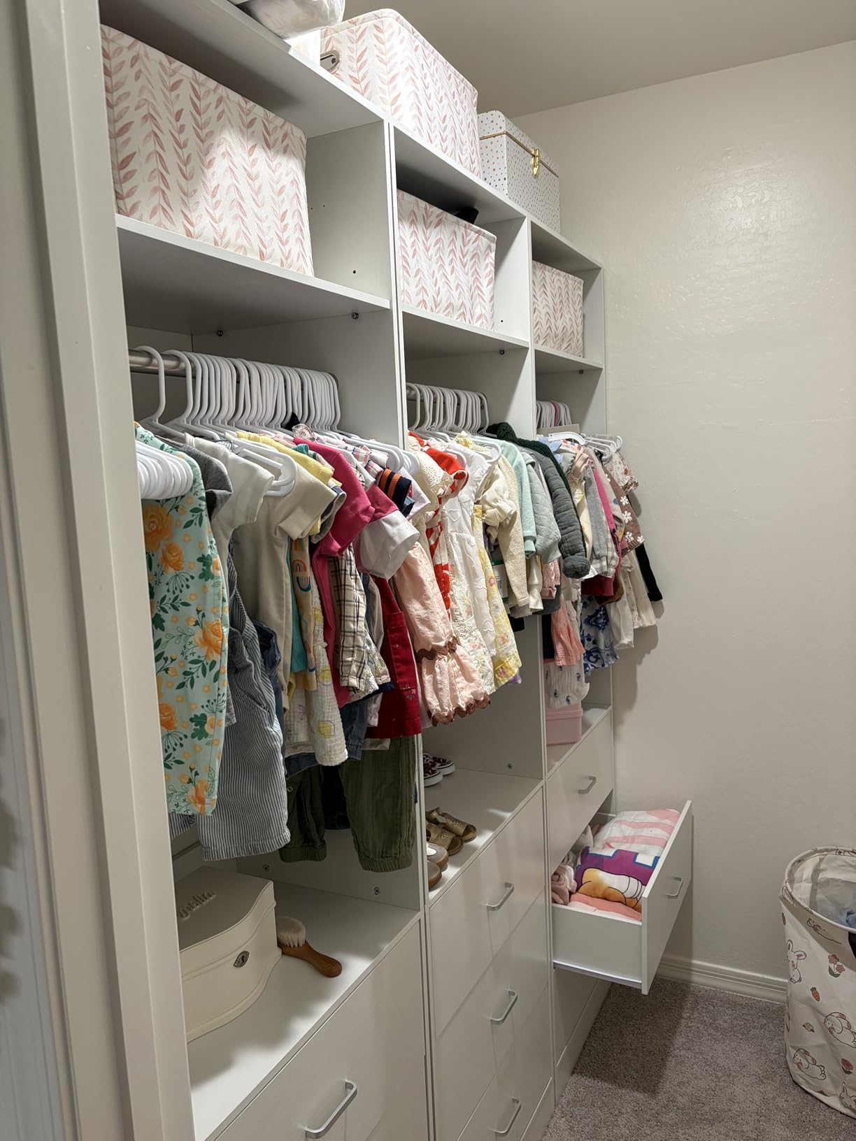 Besiost Closet Systems with 12 Wood Drawers, Closet System Set of 4 customer photo 2