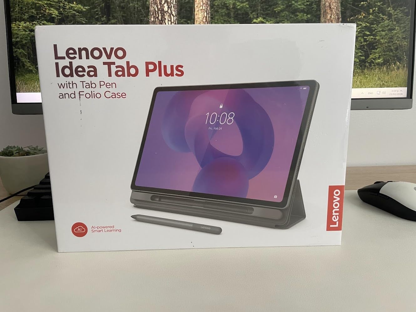 Lenovo Idea Tab Plus - Lightweight Tablet - 12.1″ 2.5K IPS Touchscreen Display - 90Hz - MediaTek Dimensity 6400-8GB Memory - 128GB Storage - Integrated Arm Mali-G57 MC2 - tab Pen & Folio case customer photo 1