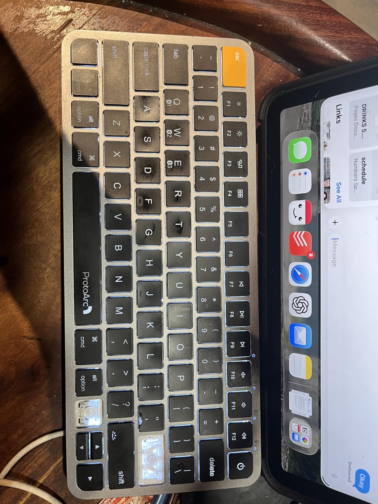 ProtoArc K90-A Backlit Bluetooth Keyboard for Mac/iPad, Space Gray customer photo 2