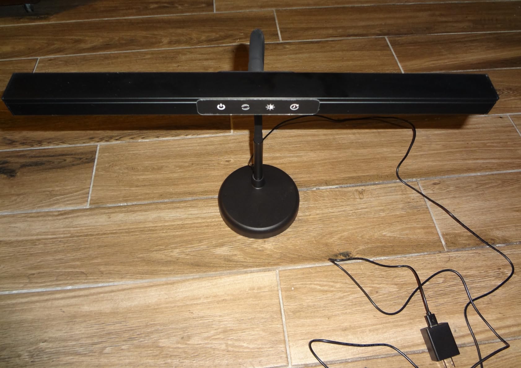 Piano Light for Upright Piano,Wide Illumination Covering Music Sheet 88 Key LED Piano Lamp for Grand/Digital Pianos,Dimmable Desk Lamp 3 Color Modes,Gooseneck,Timer,Eye Care Music Stand Light Black customer photo 2