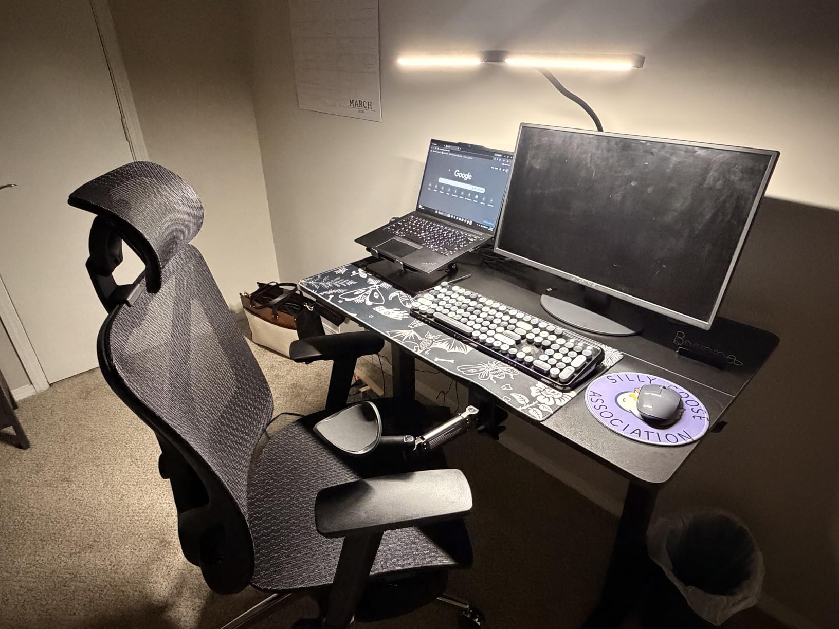 GABRYLLY Ergonomic Office Chair with Footrest, 135° Reclining Desk Chair with Adjustable Lumbar Support,3D Armrest,Headrest & Large Steel Base, 300LBS Heavy Duty Mesh Chair customer photo 1