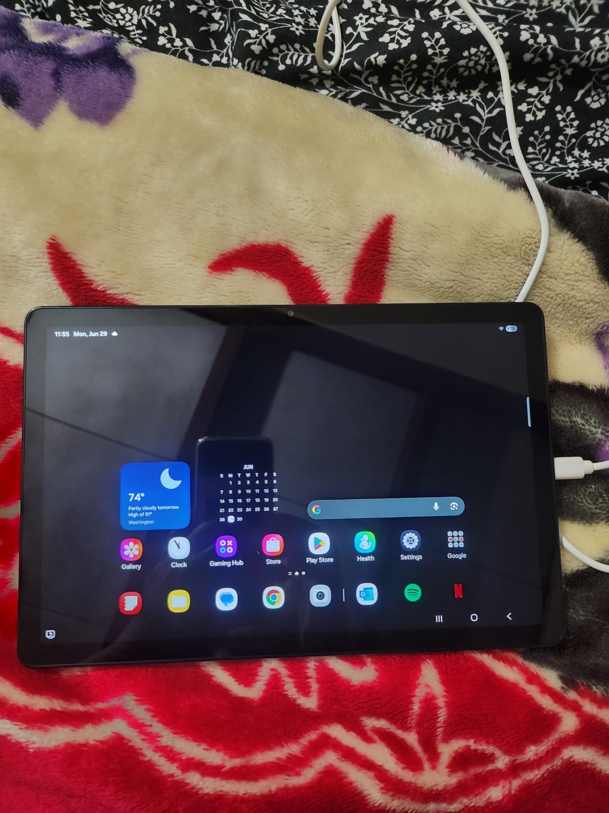 Samsung Galaxy Tab A11+ 6GB RAM, 128GB Storage, Expandable Storage, Gray customer photo 1