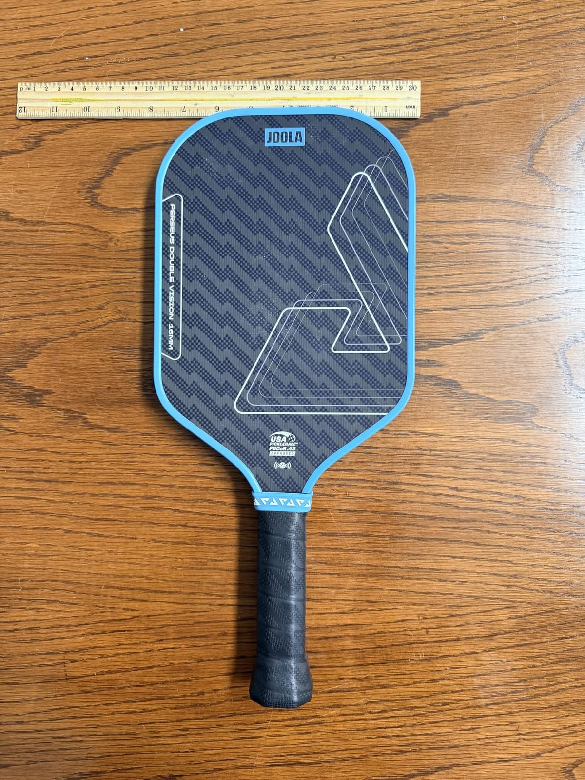 JOOLA Double Vision 16mm Pickleball Paddle - Signature and Standard Shape - Aramid Surface for Softer Responsive Touch - SK Film for Reduce Vibration - USAP Approved - NFC Chip Enabled customer photo 1