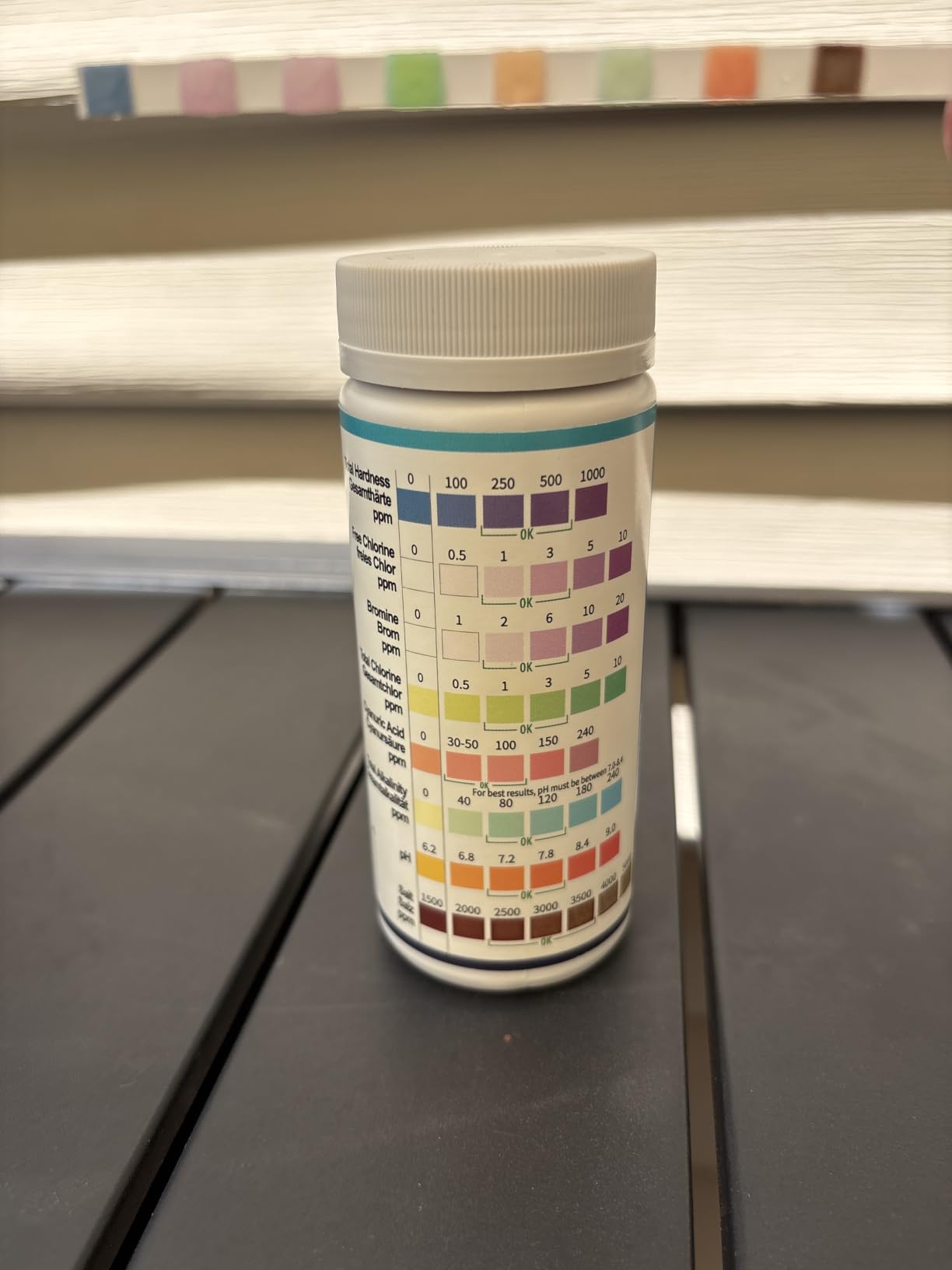 All-New 2026 8-in-1 Pool Test Strips -150 CT Pool Salt Test Strips | Salt Water Pool Testing Kit for Salt Water Pools, in & Above-Ground Pools, Hot Tubs&Spas| Quick&Accurate Testing Chlorine,pH,Salt customer photo 1