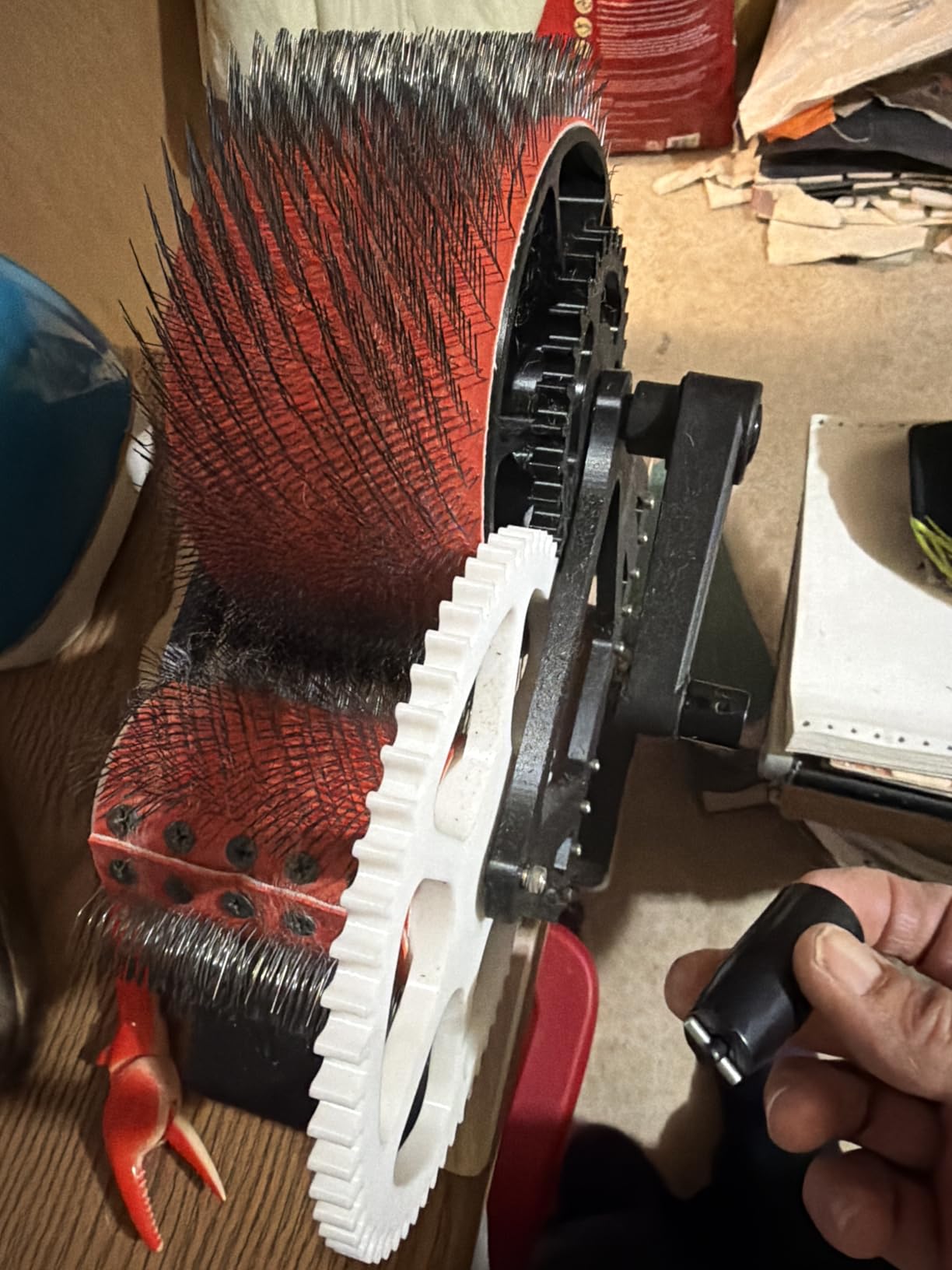 Manual Drum Carder for Wool, 3.15-inch Working Width, DIY Home customer photo 1