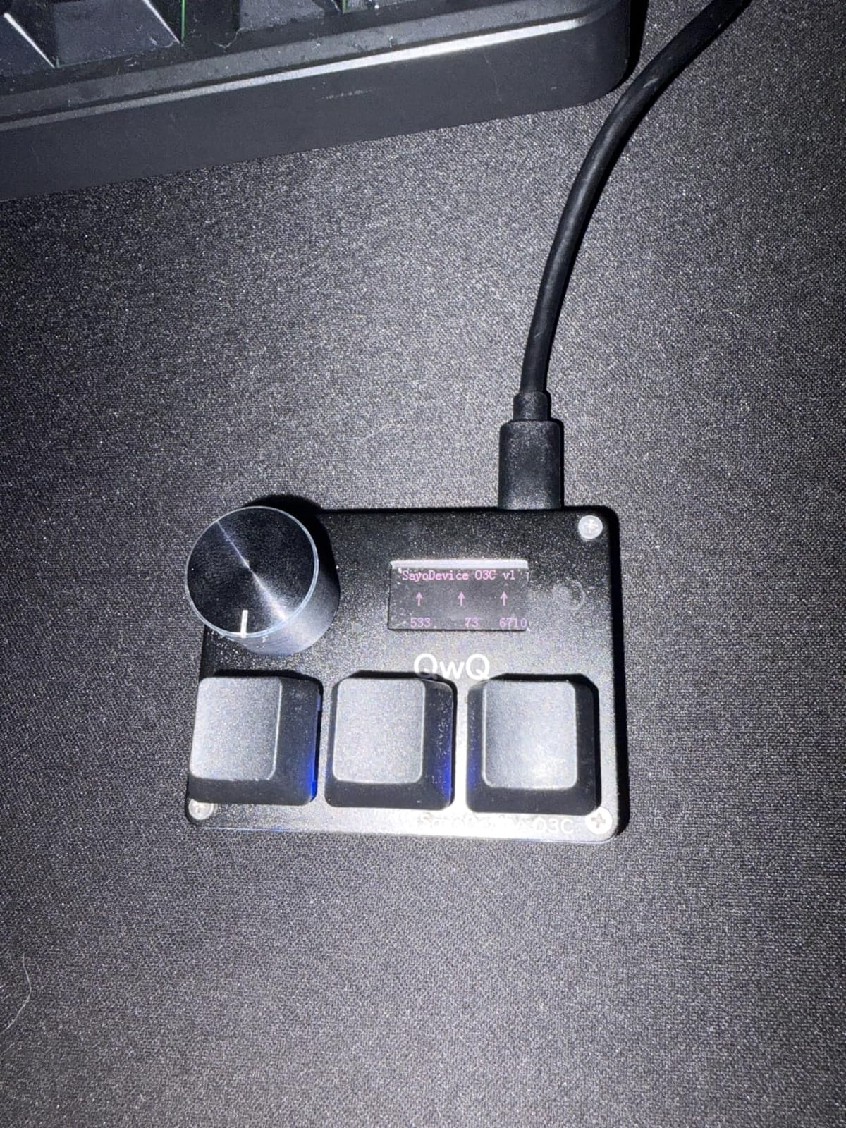 O3C Rapid Trigger Keyboard With Hall Magnetic Switch For OSU Geometry Dash customer photo 2