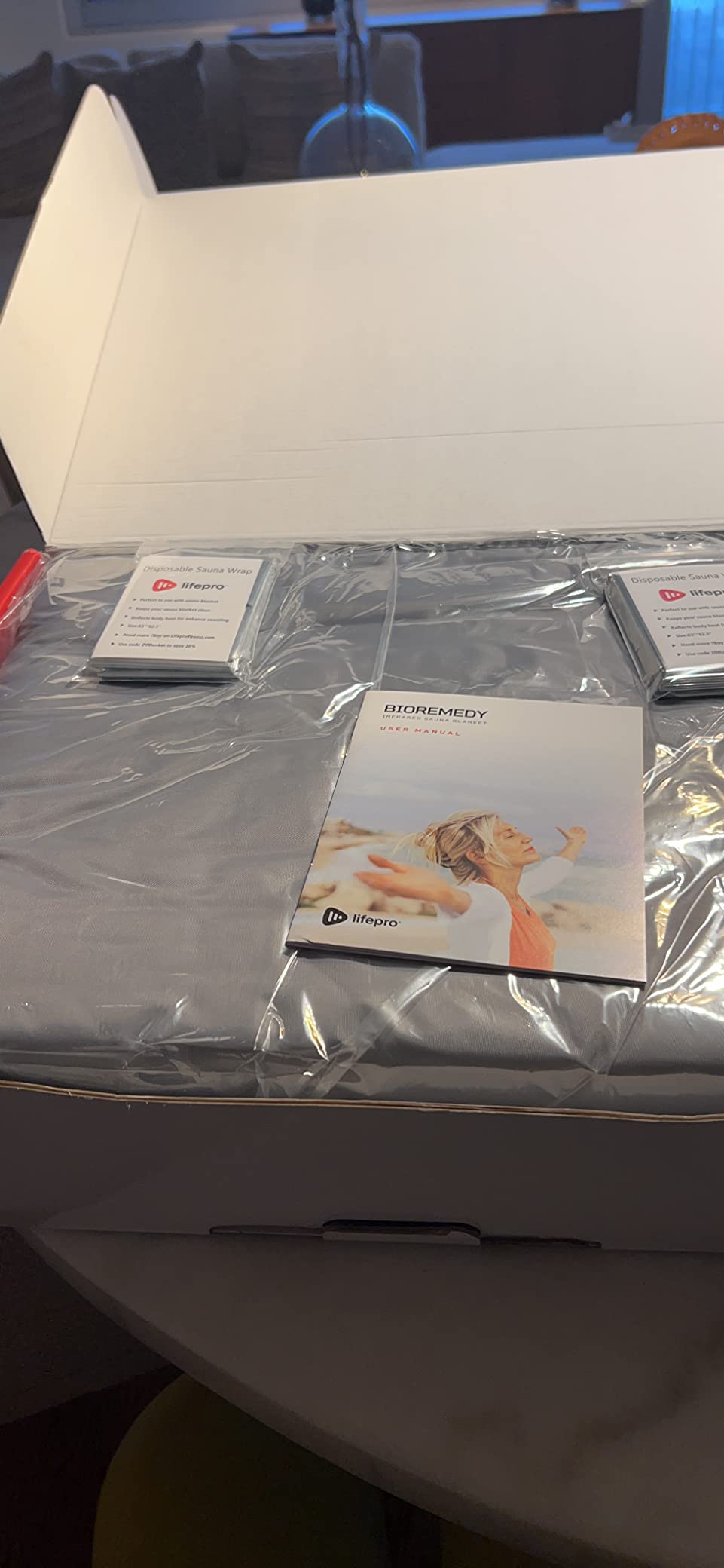 Lifepro BioRemedy Infrared Sauna Blanket for Home Relaxation Detox customer photo 1