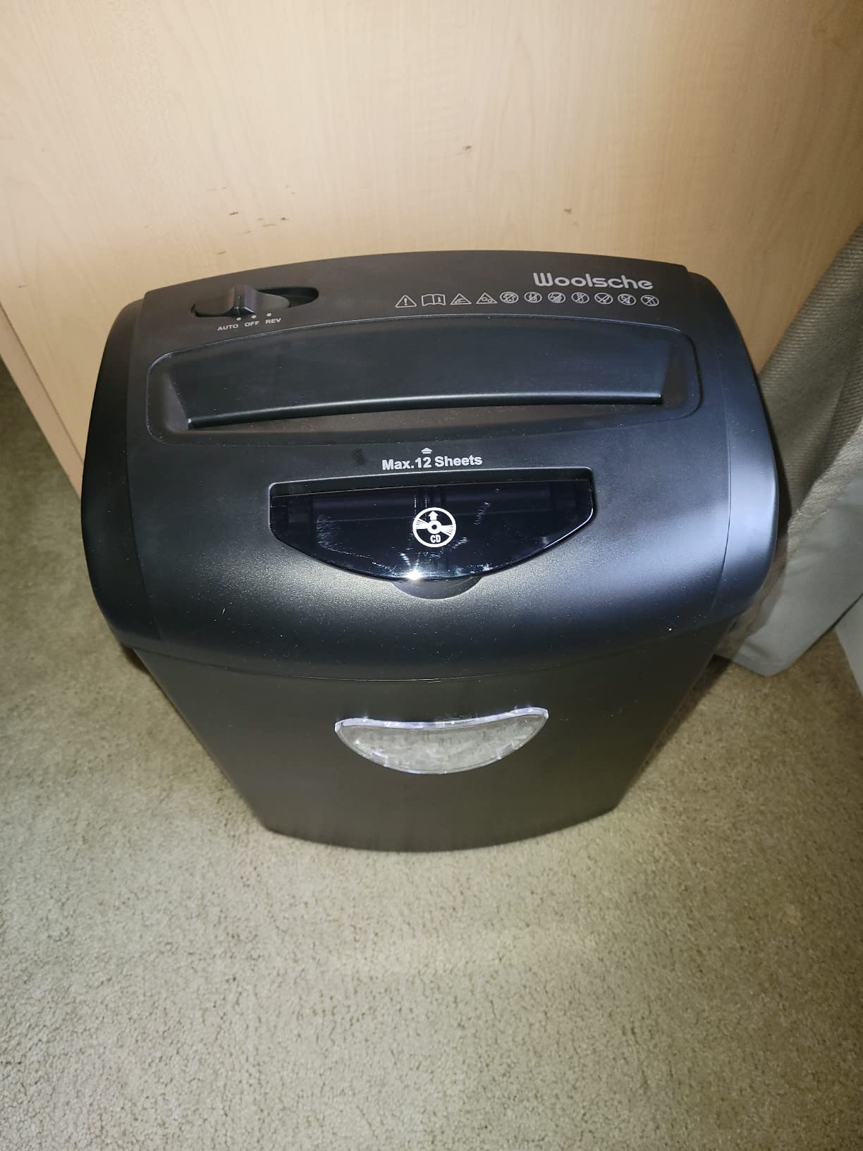 Paper Shredder for Home,10-Sheet Cross Cut with 13L Basket, P-4 Security Level,3-Mode Design - Shreds CD and Credit Card,Shredders for Home Use customer photo 2
