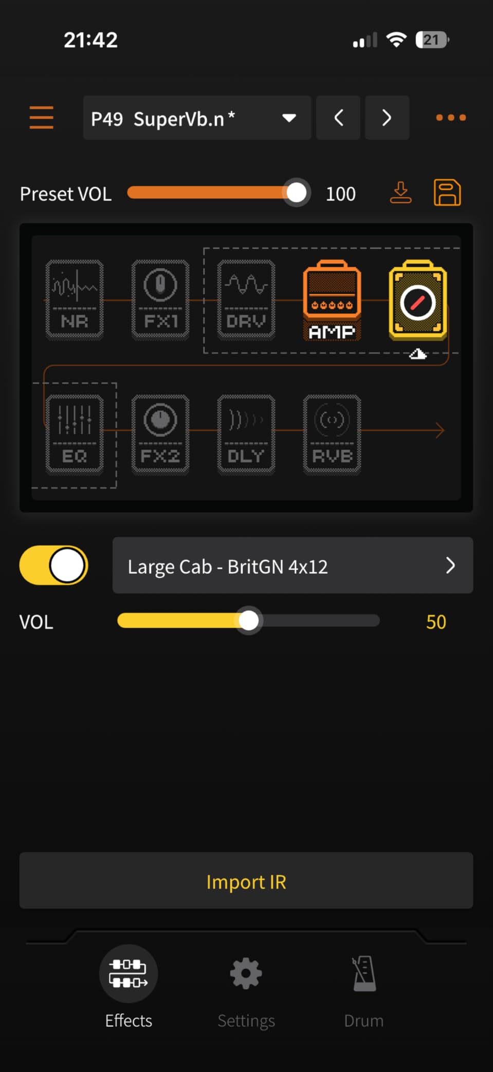 SONICAKE Guitar Headphone Amp with 9 Effect Module 50 Presets - Amphonix 2 customer photo 1