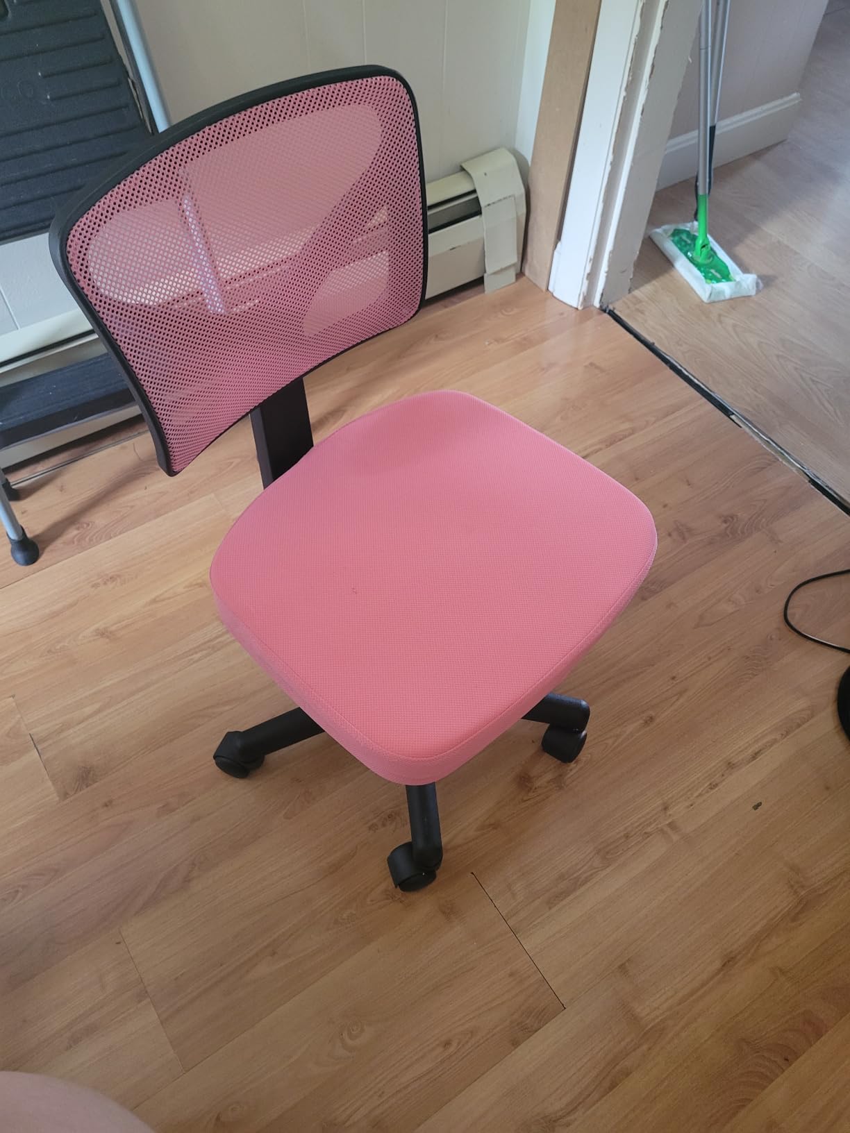 DUMOS Armless Desk Chairs, Small Home Office Mesh Chairs customer photo 1
