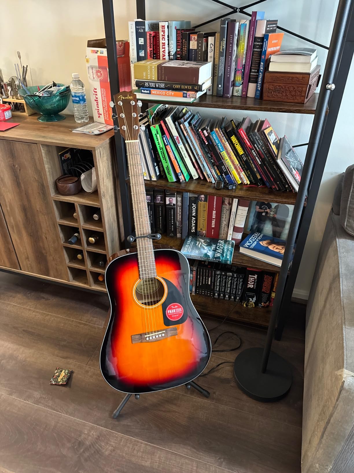 Fender CD-60 Dreadnought Acoustic Guitar with Hard Case - Mahogany customer photo 1