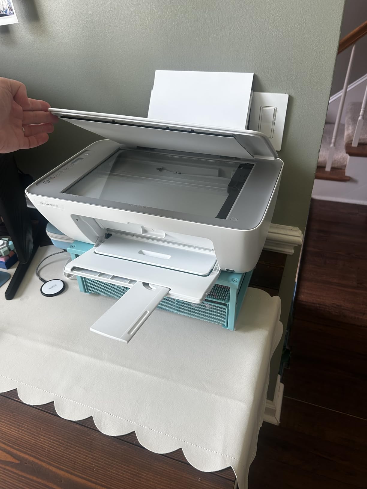 HP DeskJet 2923 Wireless All-in-One Color Inkjet Printer, Scanner, Copier, 6 Month Trial of Instant Ink Included, AI-Capable (B18JWA) customer photo 2