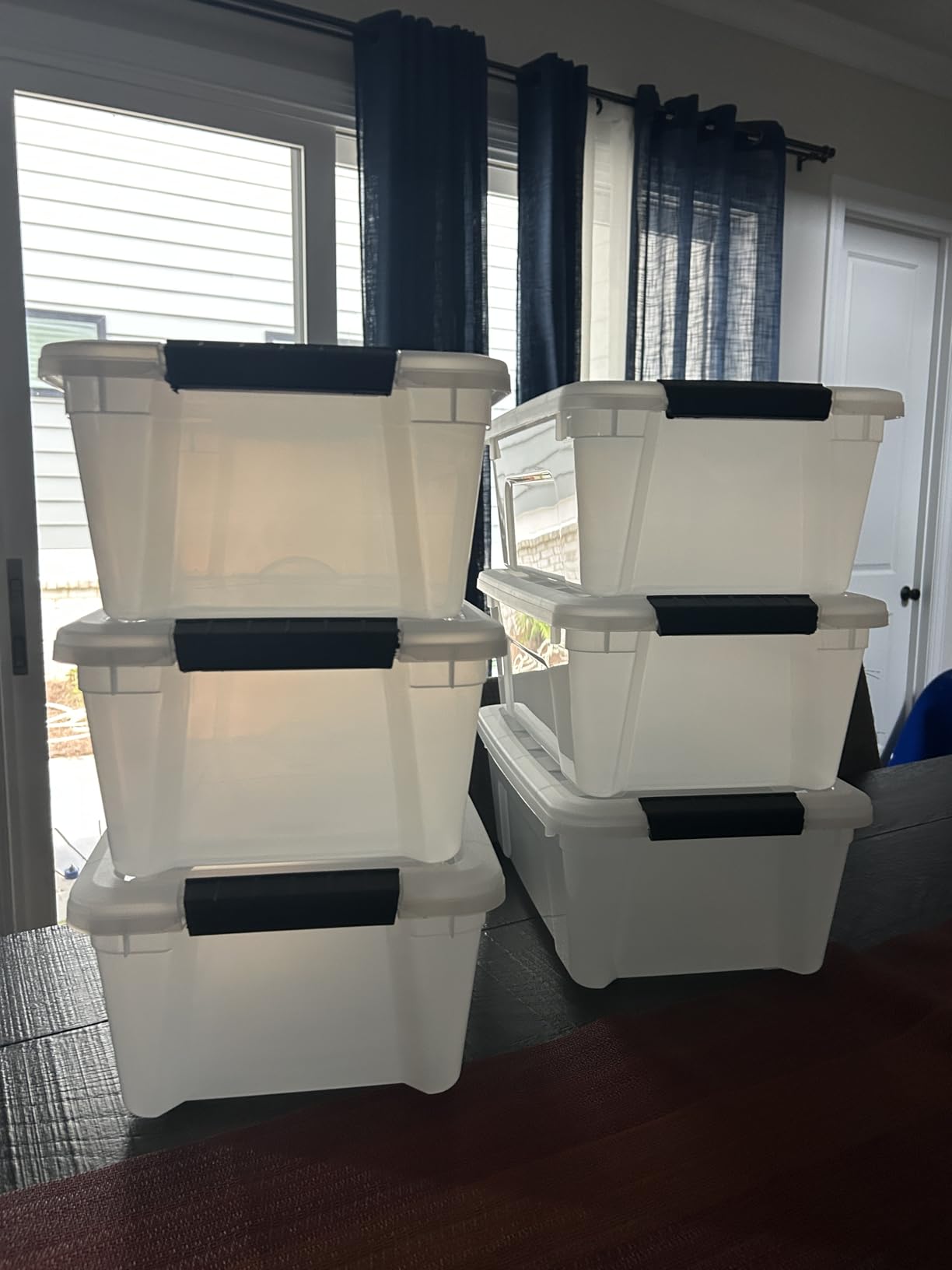 IRIS USA 6-Pack 32.5 Quart Clip Box with Latching Lid customer photo 1