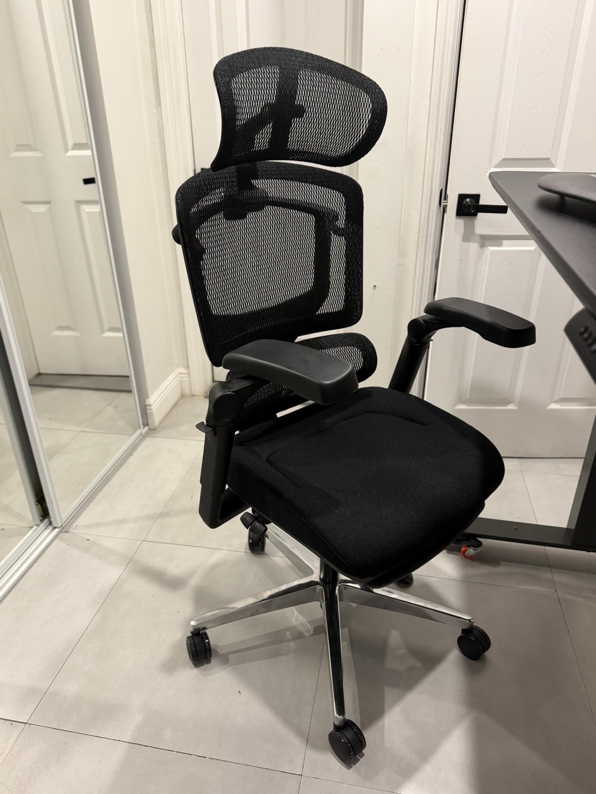 FLEXISPOT ErgoX Premium Ergonomic Office Chair Black FM-FT customer photo 2