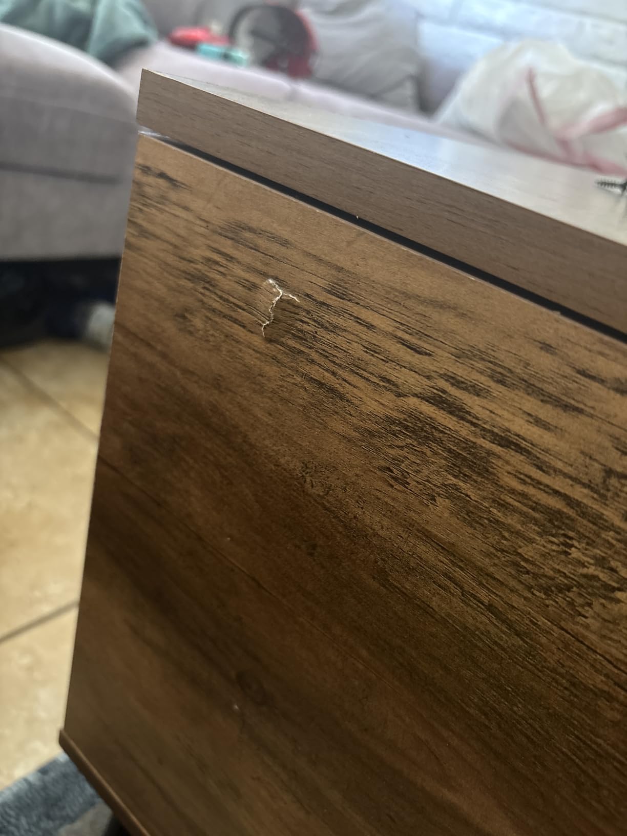 VASAGLE Lift Top Coffee Table with Hidden Storage, Gas Spring customer photo 1