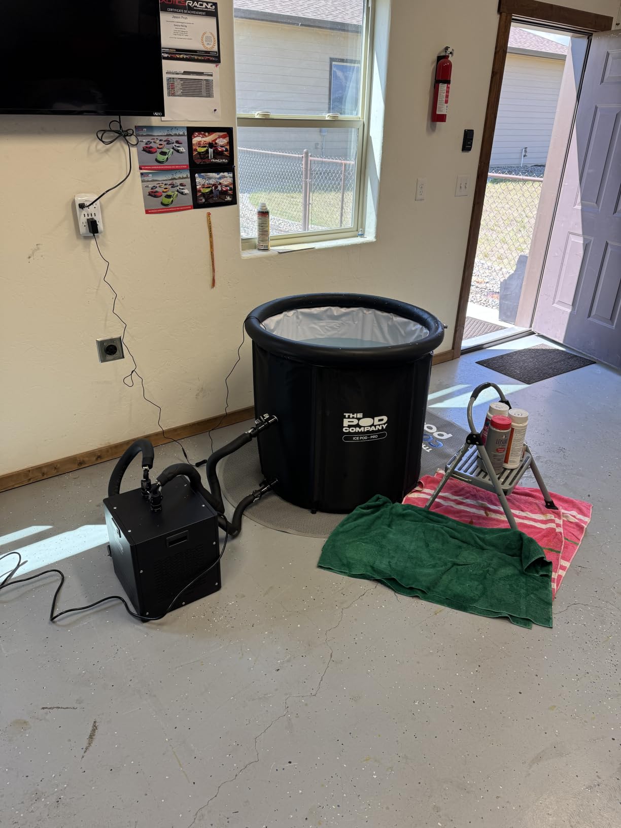 The Pod Chiller 2.0 for Cold Plunge Tubs, WiFi App Control, Cools to 37°F, 145 GPH Water Filtration & Circulation System, Energy Efficient Cold Therapy Chiller for Ice Baths & Recovery customer photo 2
