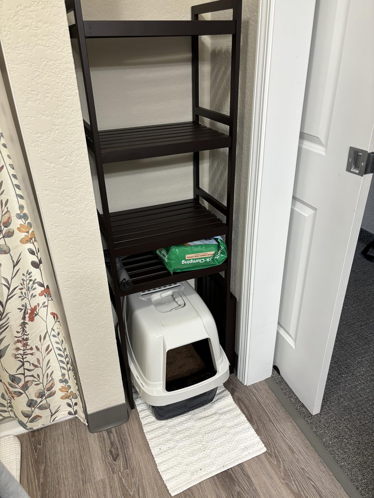 SONGMICS 5-Tier Shelving Unit, Steel Storage Rack, 11.8 x 15.7 x 56.7 Inch customer photo 1