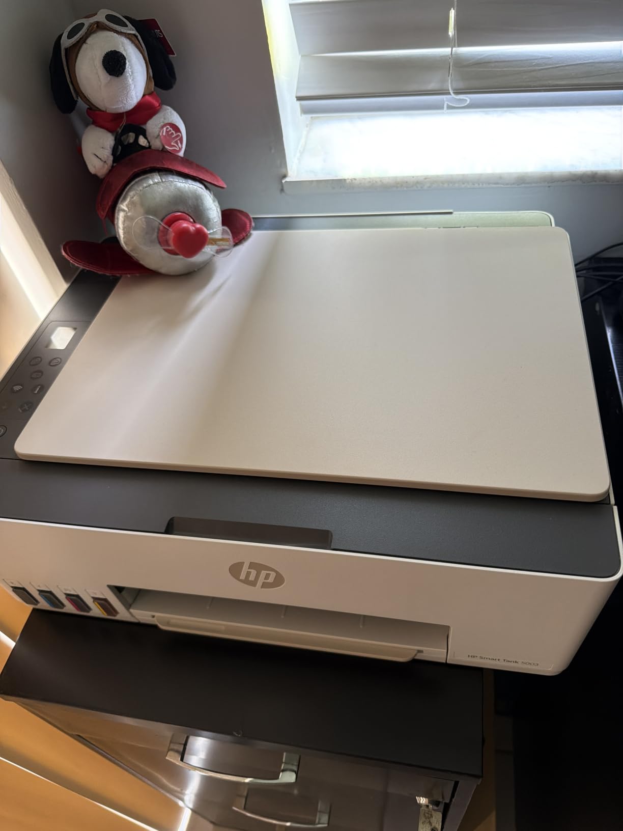 HP Smart Tank 5003 Wireless All-in-One Ink Tank Printer, Scanner, Copier with up to 3 Years of Ink Included, Best-for-Home, Cartridge-Free Refillable, AI-Capable (9B2D3A) customer photo 2