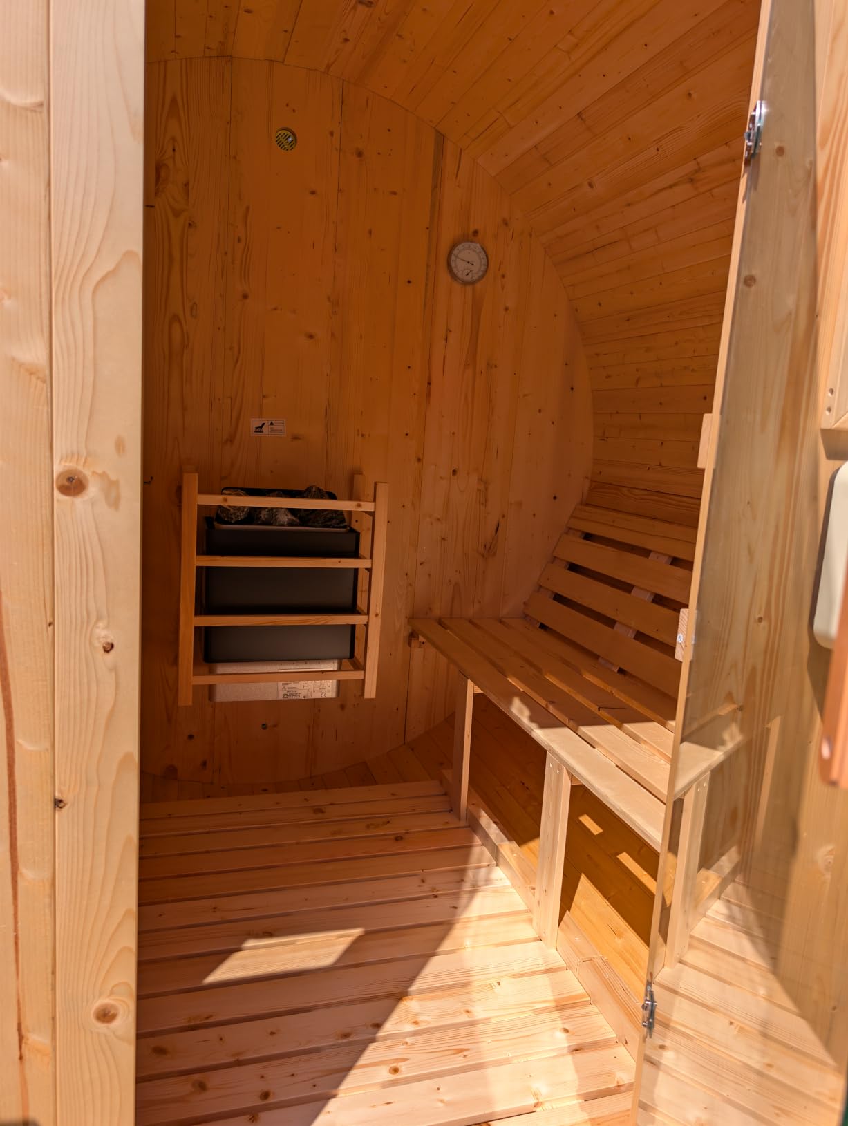 Outdoor Traditional Barrel Sauna customer photo 2
