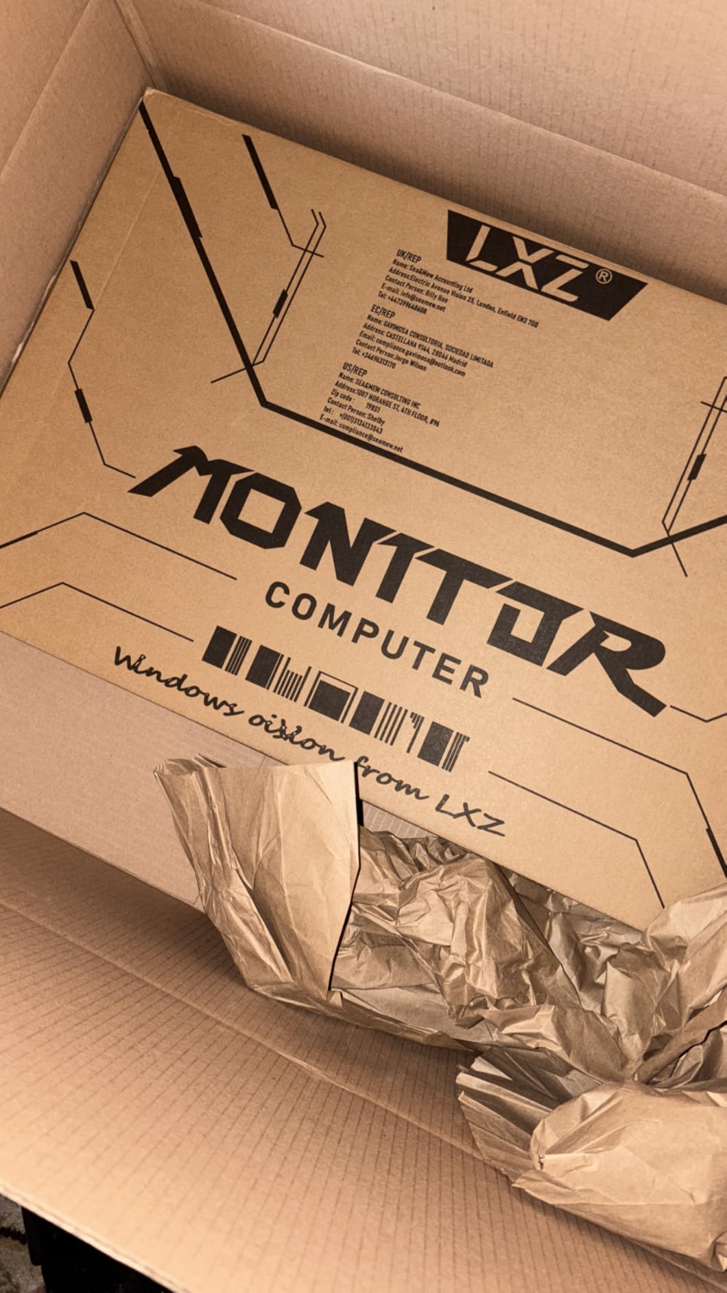 LXZ 32 Inch 4K Monitor 60Hz, UHD 3840 x2160P, VA Panel, 100% sRGB, HDR10 customer photo 2