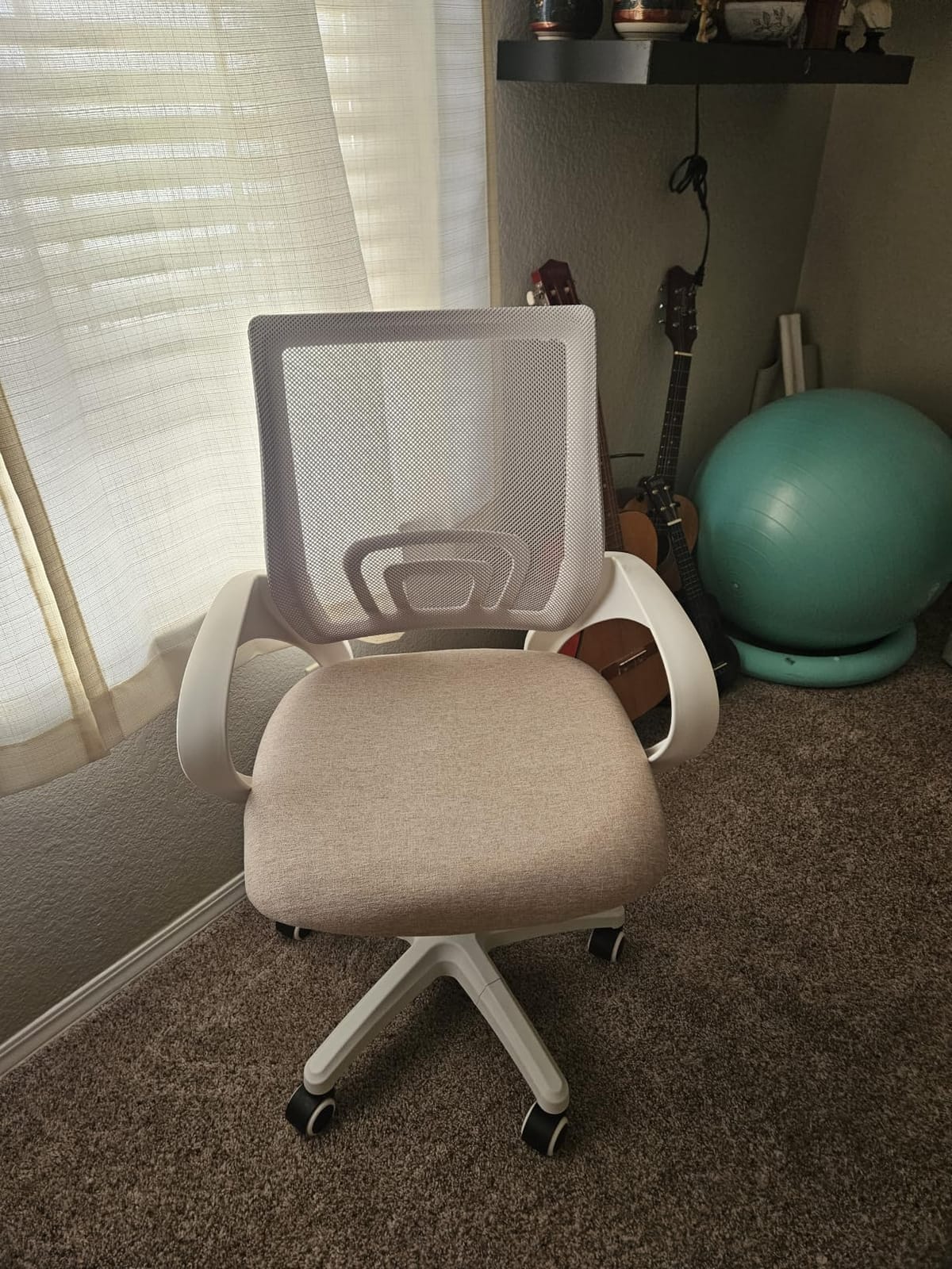 NEO CHAIR Office Computer Chair Ergonomic Mid-Back Mesh Desk Chair, Black customer photo 1