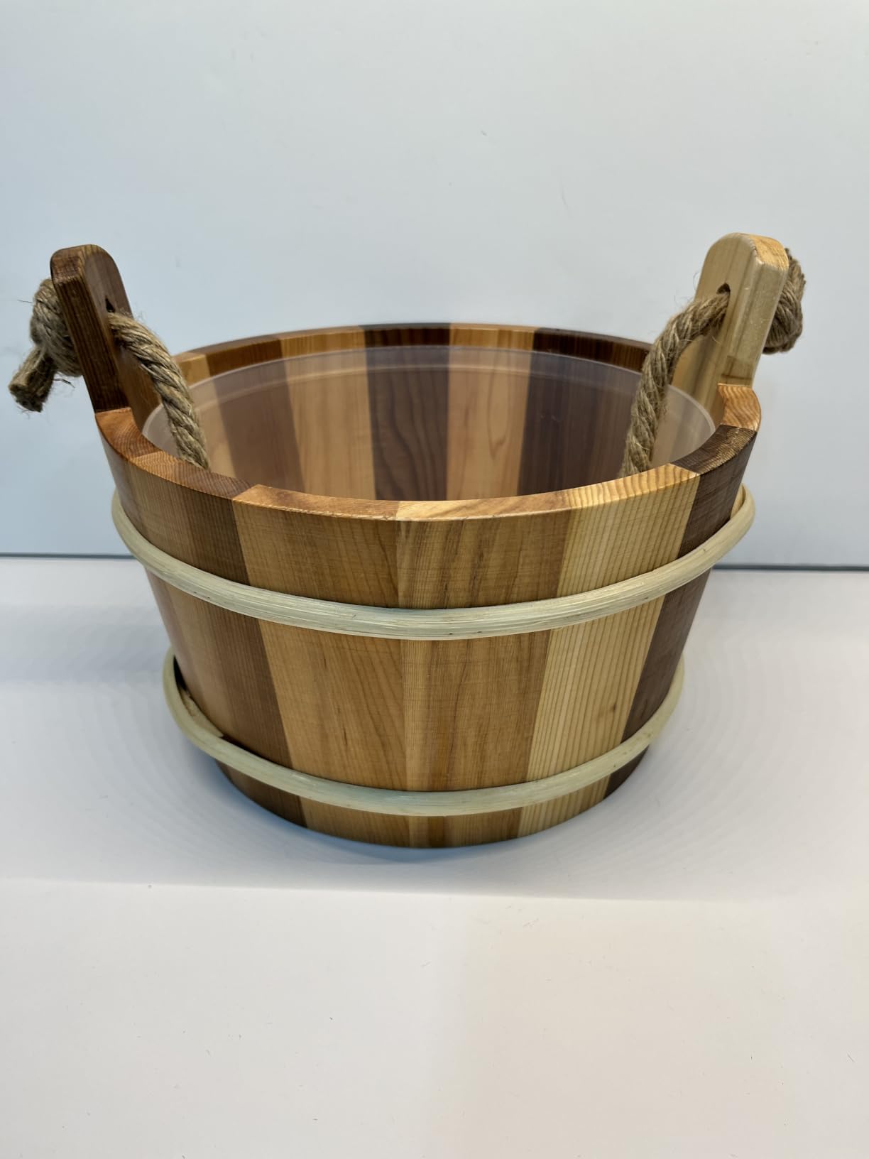 Red Cedar 3PCS Sauna Kit, Bucket & Ladle with Thermometer Hygrometer customer photo 2