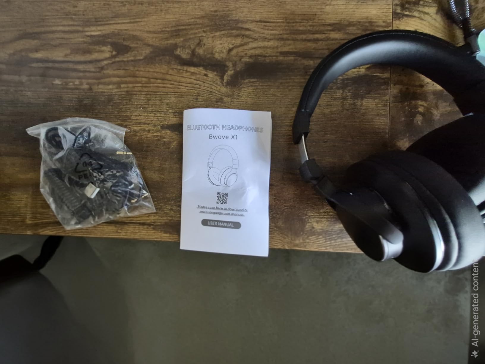 Wireless Over Ear Headphones, 1/4