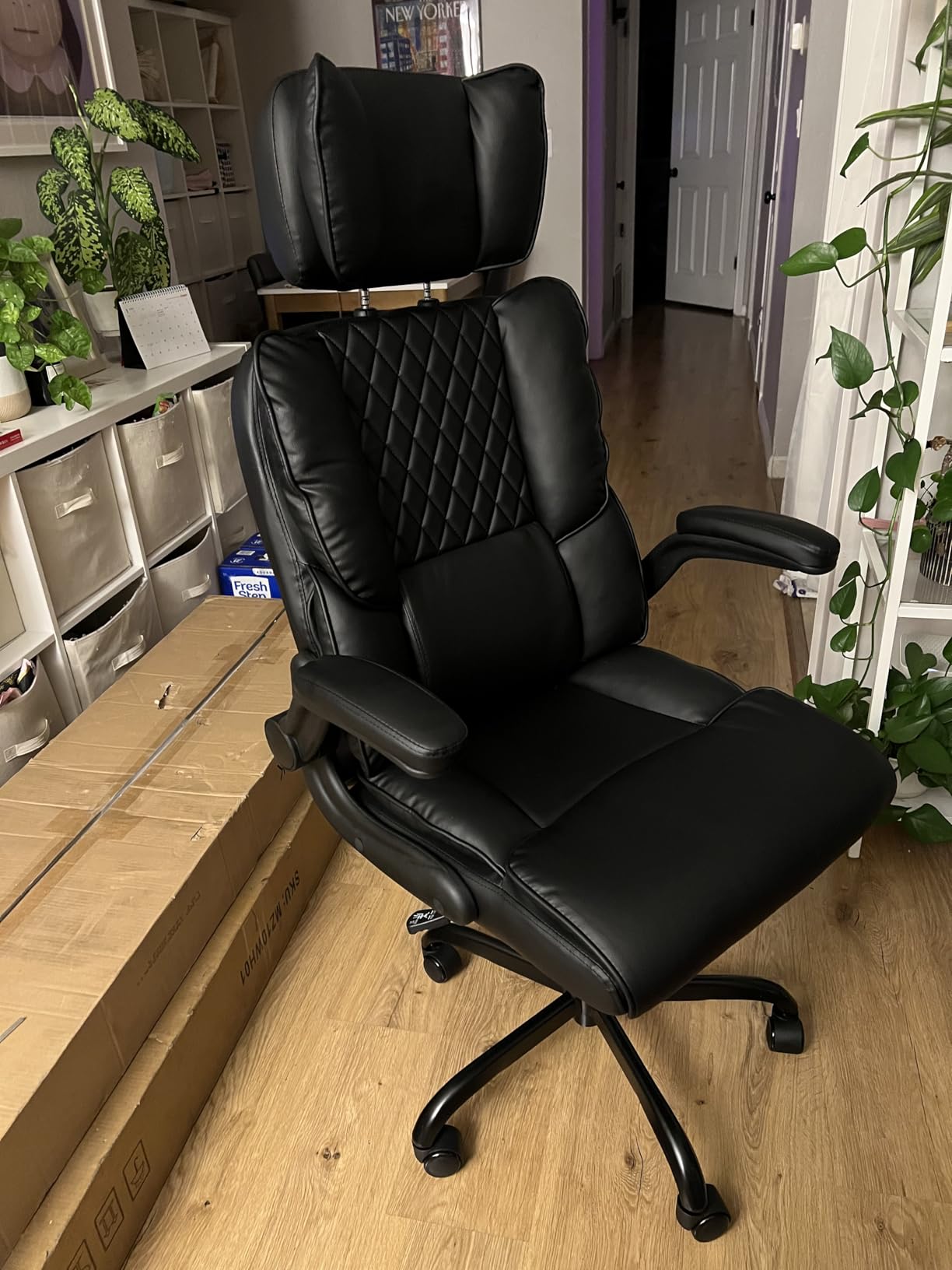Sytas 400lbs Big and Tall Office Chair with Adjustable Headrest customer photo 1