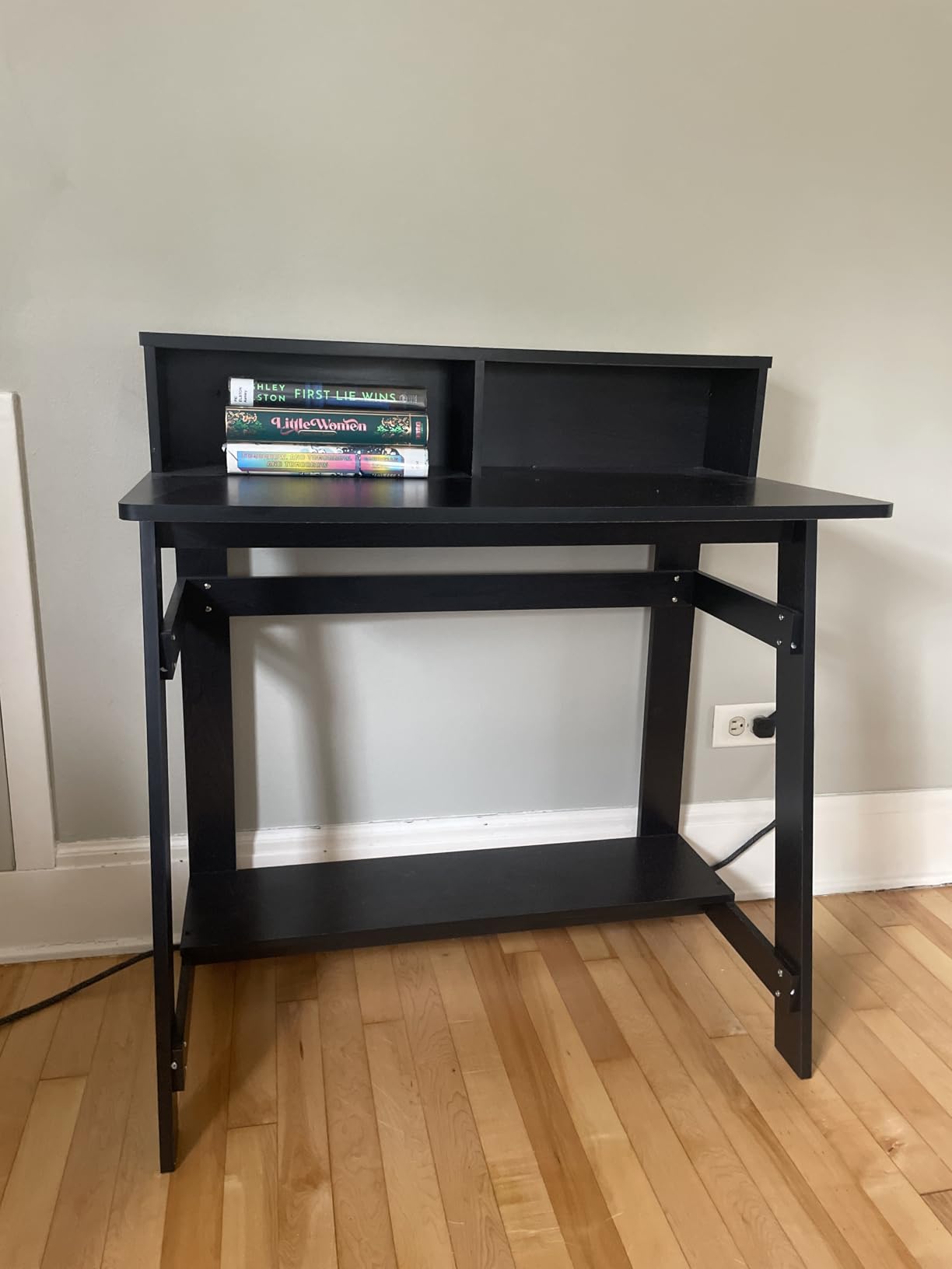 Furinno Simplistic 31-Inch Compact Computer Desk, Black Espresso customer photo 1
